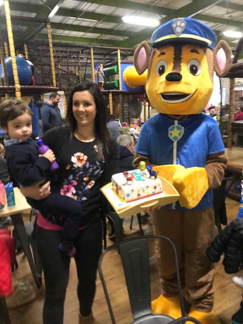 Playshed birthday party paw patrol